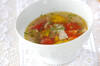 パプリカのスープの作り方の手順