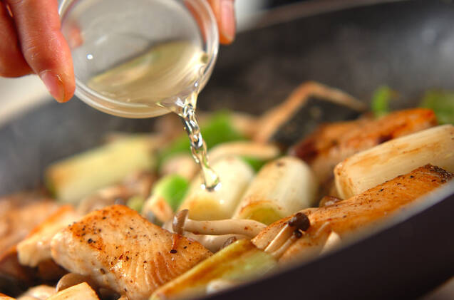 ブリのバターじょうゆ炒めの作り方の手順4