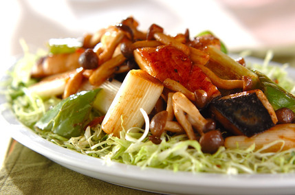 ブリのバターじょうゆ炒め