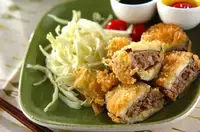 ナスのはさみ揚げ