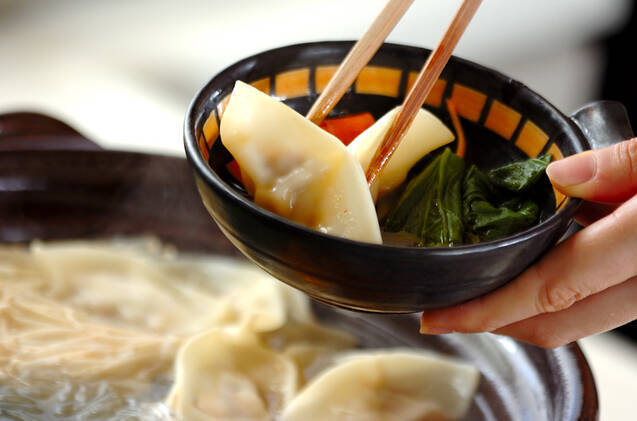 家族鍋(餃子)の作り方の手順10