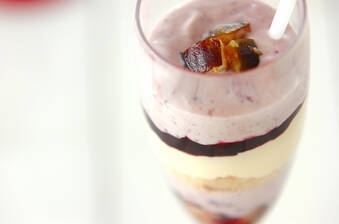 飲むブルーベリーレアチーズケーキ