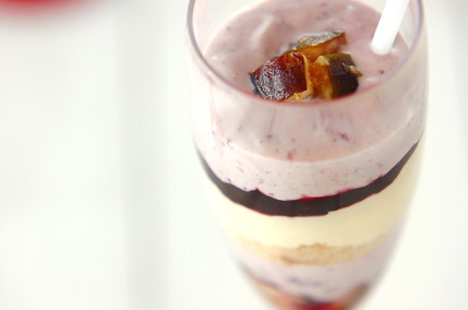 飲むブルーベリーレアチーズケーキ