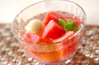 スイカのゼリージュース