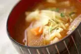 キャベツのみそ汁