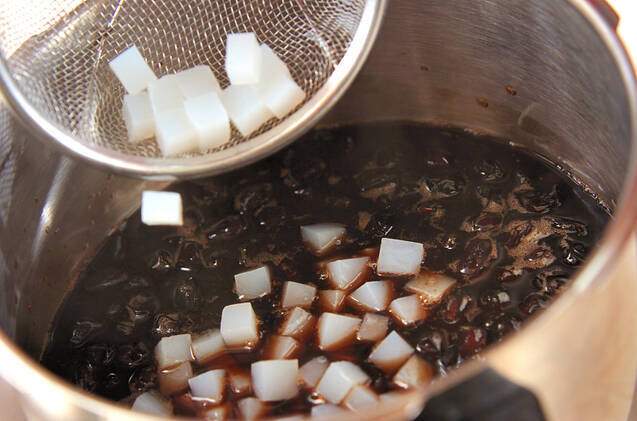 黒豆(黒砂糖煮)の作り方の手順6