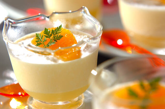 オレンジのババロア