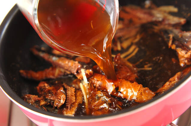 サンマ缶の卵とじ丼の作り方の手順5