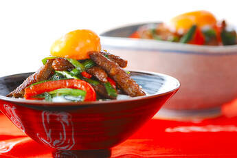 レバニラスタミナ丼