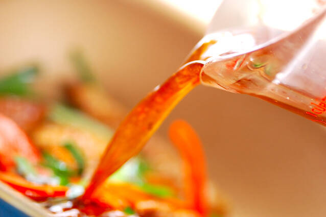 レバニラスタミナ丼の作り方の手順8