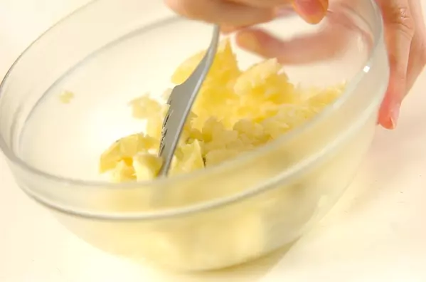 メープル風味のスイートポテトの作り方1