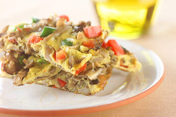 きのこオムレツ