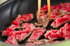 牛肉と春菊の炒め物の作り方の手順6