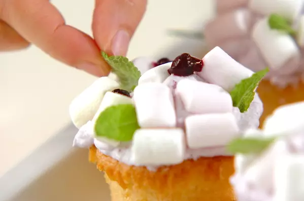アジサイカップケーキの作り方3
