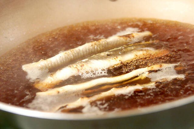 穴子の棒寿司の作り方の手順1