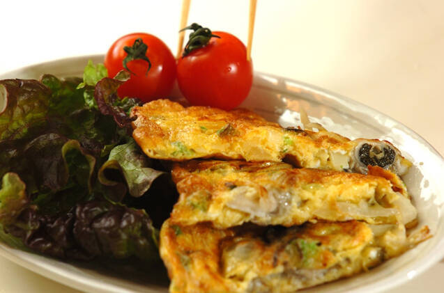 オイスター卵焼きの作り方の手順7