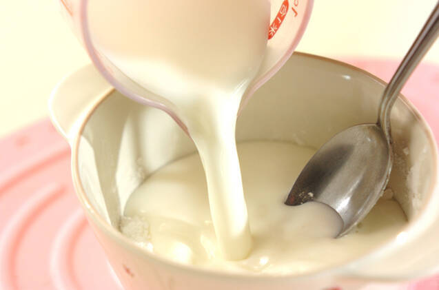 混ぜるだけ♪なめらかブランマンジェの作り方の手順2