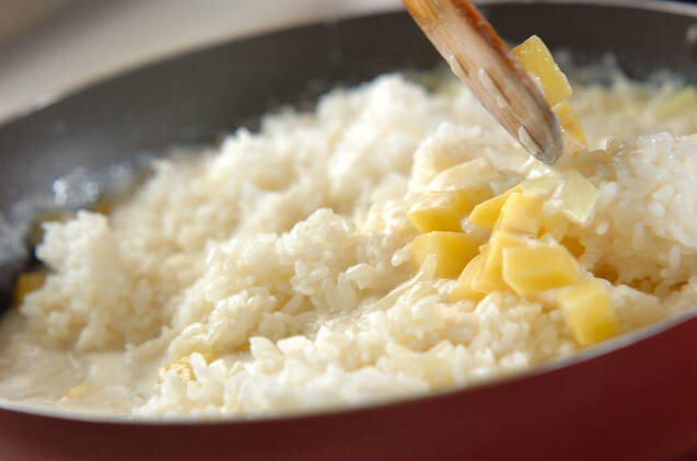 サツマイモと白ゴマのリゾットの作り方の手順5