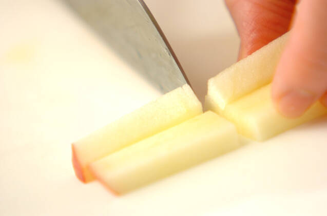 長芋とリンゴのシャキシャキサラダの作り方の手順2