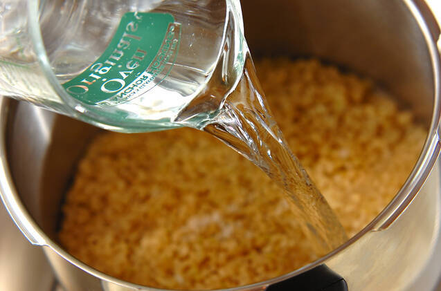 もう失敗しない！玄米のおいしい炊き方の作り方の手順2