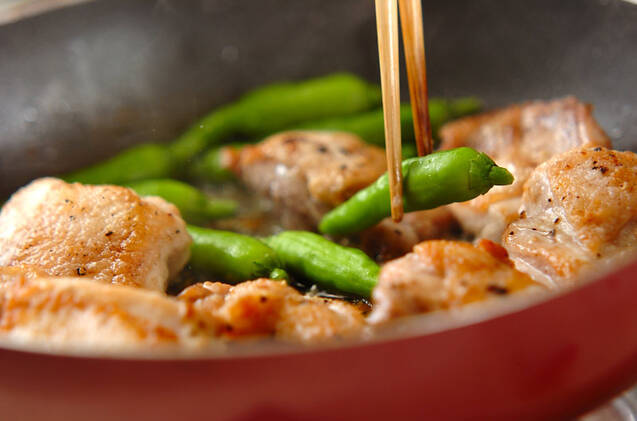 チキンソテーのユズ風味タルタル添えの作り方の手順5