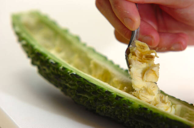 ゴーヤの炒め物の作り方の手順1