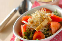 シャキシャキ水菜サラダ