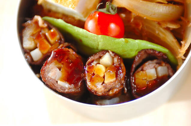 牛肉の冷凍ポテト巻き