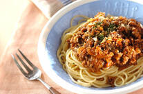 旨みたっぷり！基本のミートソーススパゲティー
