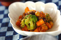 いろいろ豆のピーナッツ和え