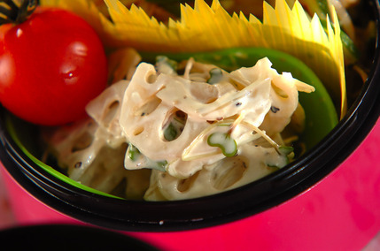 からしレンコンサラダ