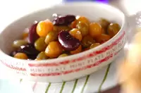 ミックスビーンズの甘煮