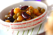 ミックスビーンズの甘煮