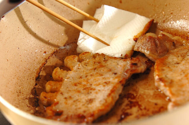 豚肉のケチャップ焼きの作り方の手順7