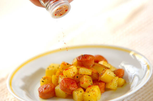 ジャガイモのエスニック炒めの作り方の手順4