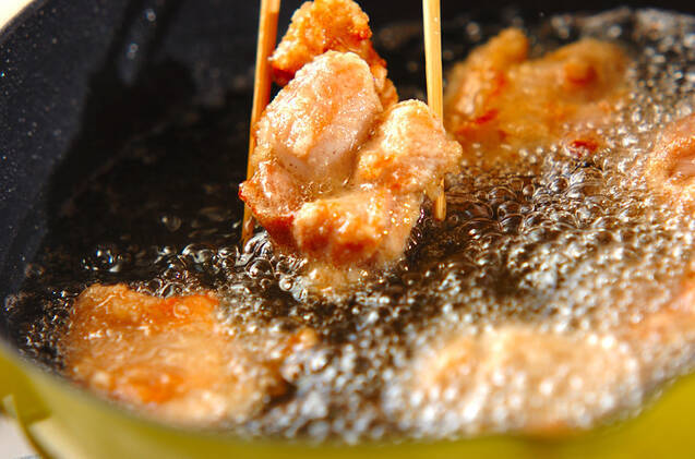 ジューシーな鶏の唐揚げ カリッと揚がって何個でも食べたくなるの作り方の手順7