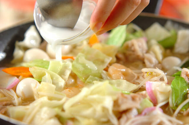 ちゃんポン風あんかけ丼の作り方の手順8