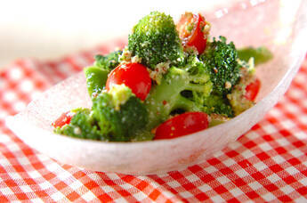 ブロッコリーのチーズ和え