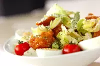 春キャベツのシーザーサラダ