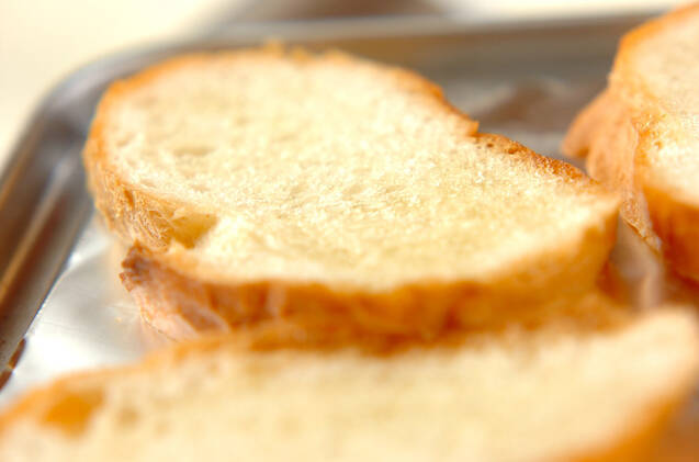 新玉ネギのせバゲットの作り方の手順3