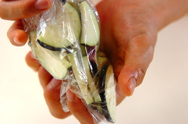 即席ナスの漬け物の作り方の手順2