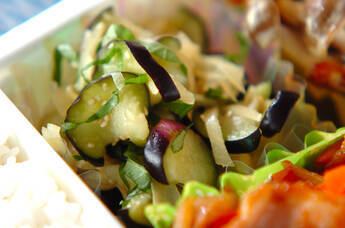 即席ナスの漬け物