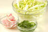 白菜と大葉のサラダの作り方の手順1