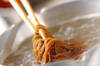 ドングリ麺のキムチ和えの作り方の手順1