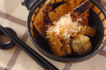 焼きナスと焼き油揚げ