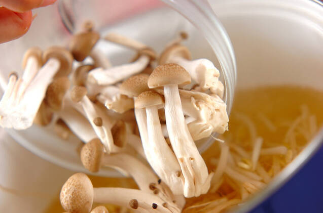 モヤシのみそ汁の作り方の手順3