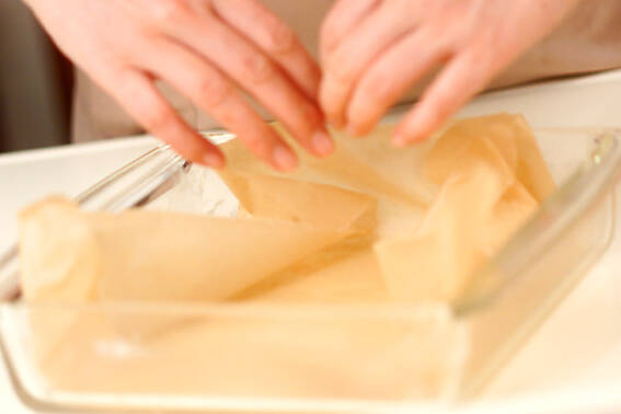 栗とクルミのブラウニーの作り方の手順4