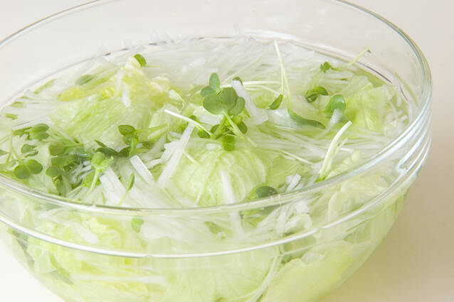 ペッパーマグロサラダの作り方の手順2