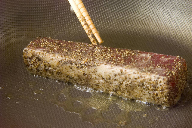 ペッパーマグロサラダの作り方の手順3