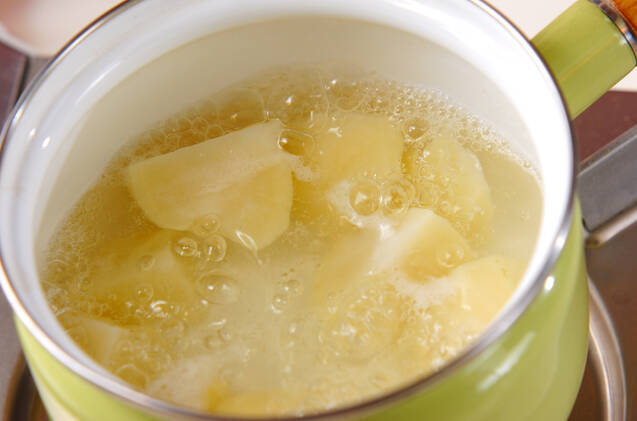 粉ふきいもタラコ和えの作り方の手順3